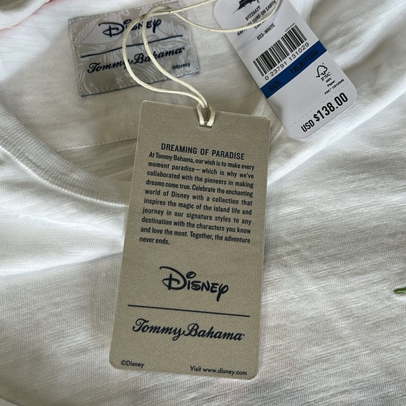 Tommy Bahama Big & Tall Happiest Surf On Earth Disney Long Sleeve T-Shirt NWT - Picture 11 of 16